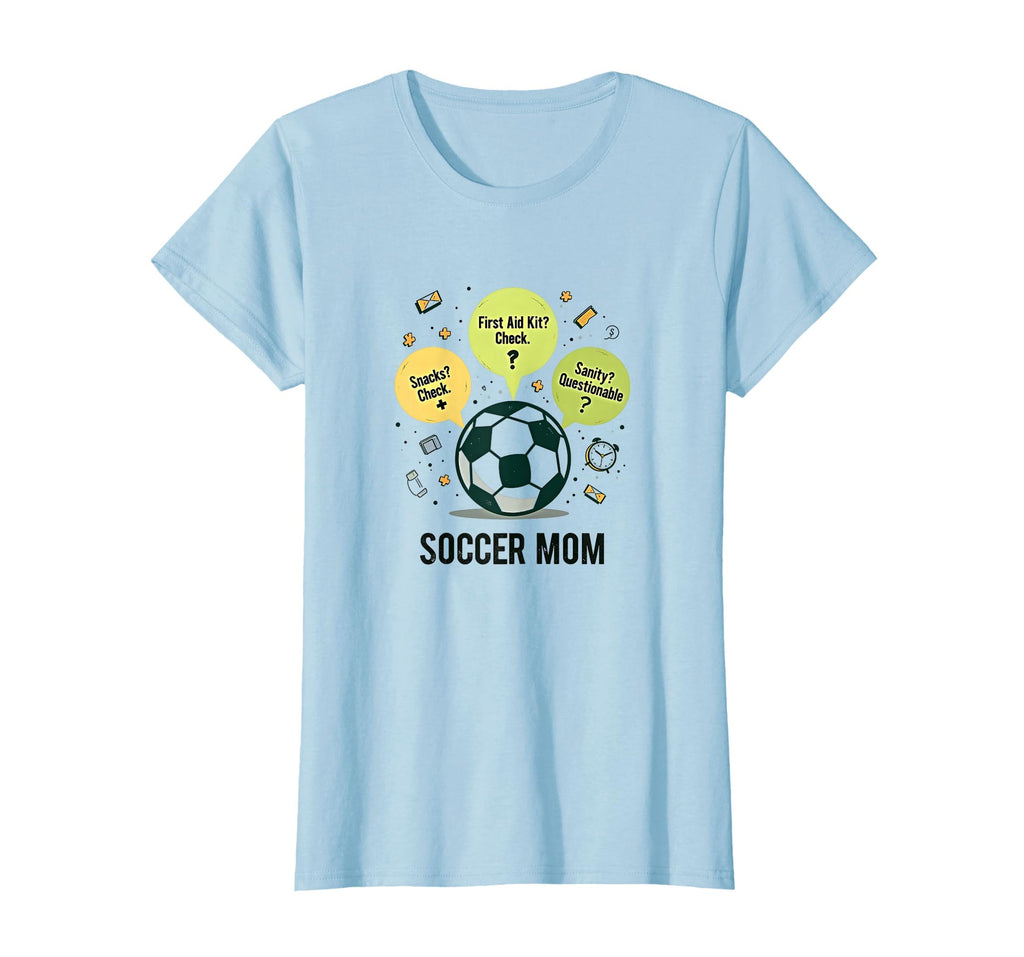Soccer Mom First Aid Snacks Sweatshirt - Fun Novelty Design for Adults - T-Shirt, Sweatshirt, Hoodie