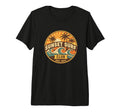 Sunset Surf Club 1974 Beach Wave Tri T-Shirt - Graphic Print Men Women - T-Shirt, Sweatshirt, Hoodie