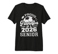 Proud Grandpa 2026 Senior Soccer T-Shirt - Aesthetic Graphic Men Women - T-Shirt, Sweatshirt, Hoodie