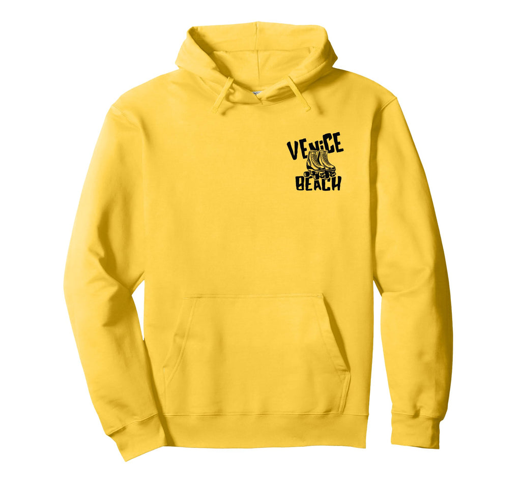 Venice Beach California Roller Skate Hoodie - Unique Graphic for Adults - T-Shirt, Sweatshirt, Hoodie