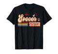Soccer Sister Heart Soccer Family T-Shirt - Custom Art Print for Adults - T-Shirt, Sweatshirt, Hoodie