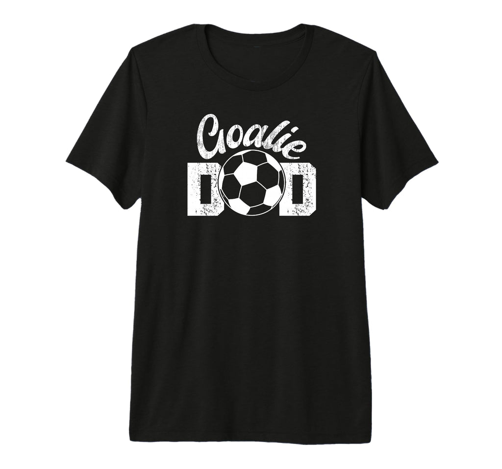 Mens Soccer Goalie Dad Proud Dad T-Shirt - Custom Art Print Men Women - T-Shirt, Sweatshirt, Hoodie
