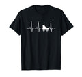 Roller Skates Heartbeat T-Shirt - Trendy Graphic Unisex - T-Shirt, Sweatshirt, Hoodie