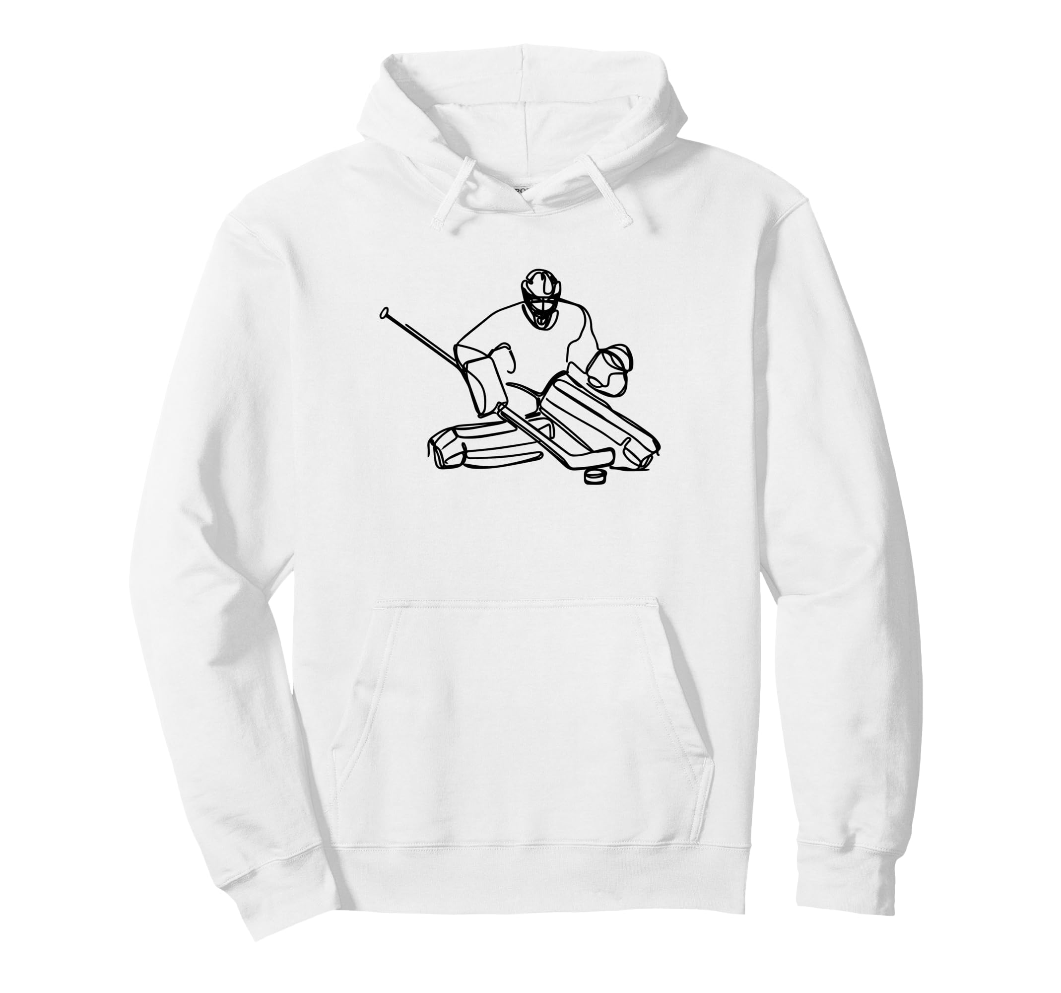 Goalie Ice Hockey Goalkeeper Hoodie - Aesthetic Graphic Unisex - T-Shirt, Sweatshirt, Hoodie