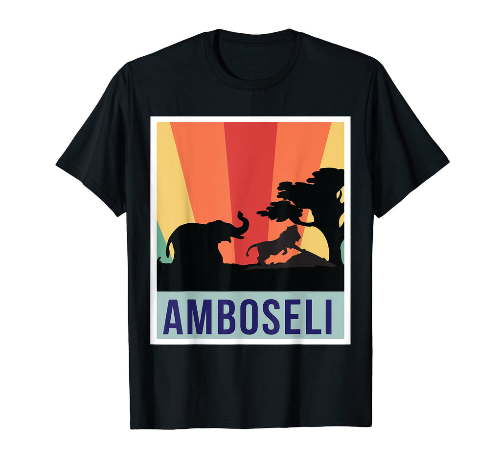 Africa Amboseli National Park T-Shirt - Novelty Apparel for Adults - T-Shirt, Sweatshirt, Hoodie