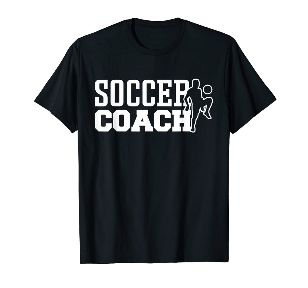 Silhouette Soccer Coach T-Shirt - Custom Art Print for Adults - T-Shirt, Sweatshirt, Hoodie