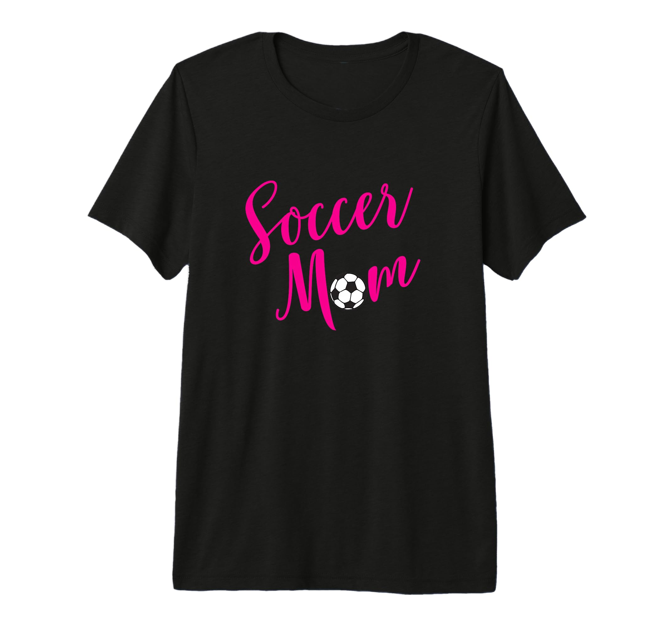 Soccer Mom Fan Parent Tri Blend T-Shirt - Minimalist Print Unisex - T-Shirt, Sweatshirt, Hoodie