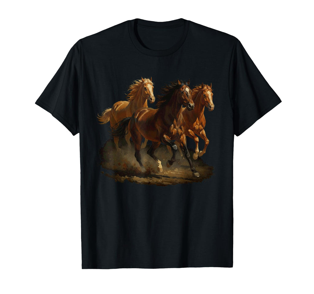 Wild Horse 80S 90S Western Grunge T-Shirt - Novelty Apparel Men Women - T-Shirt, Sweatshirt, Hoodie