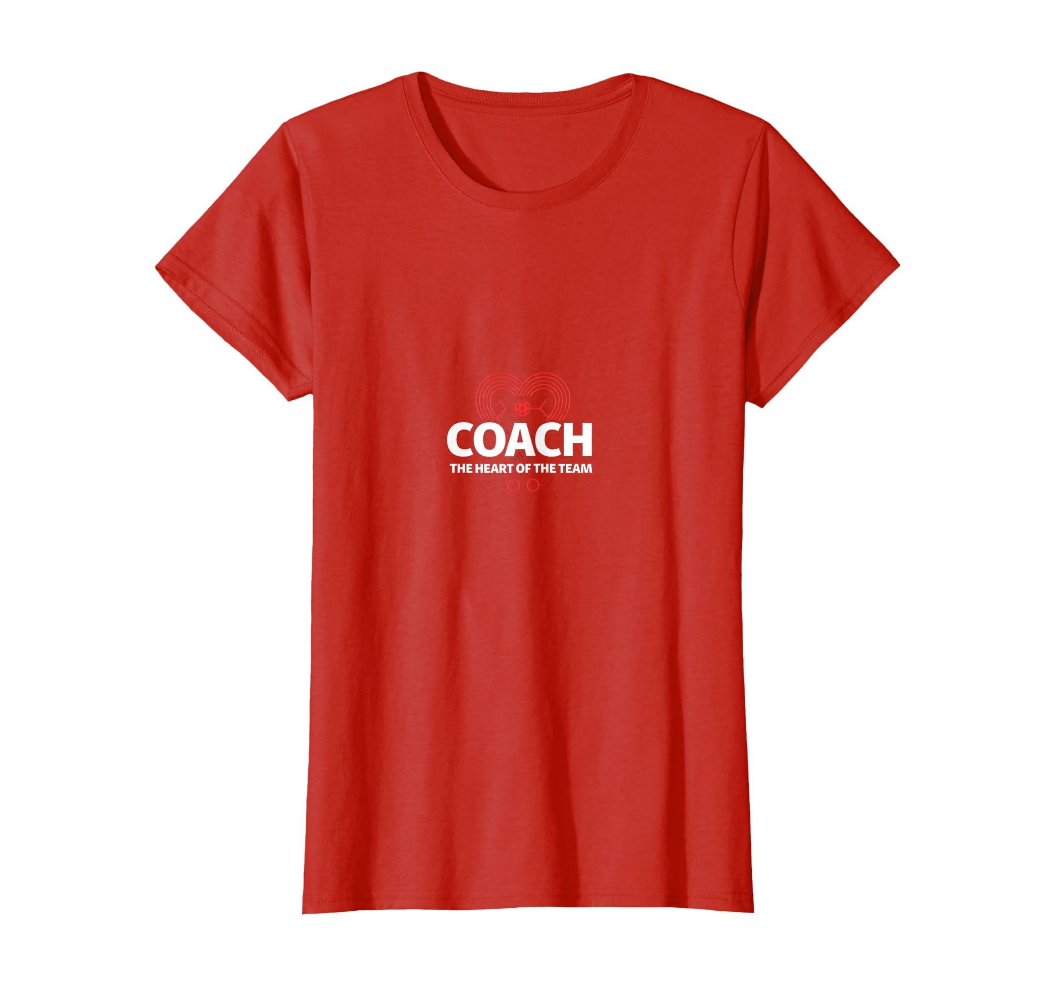 Soccer Coach Heart Team Inspiring T-Shirt - Custom Art Print for Adults - T-Shirt, Sweatshirt, Hoodie