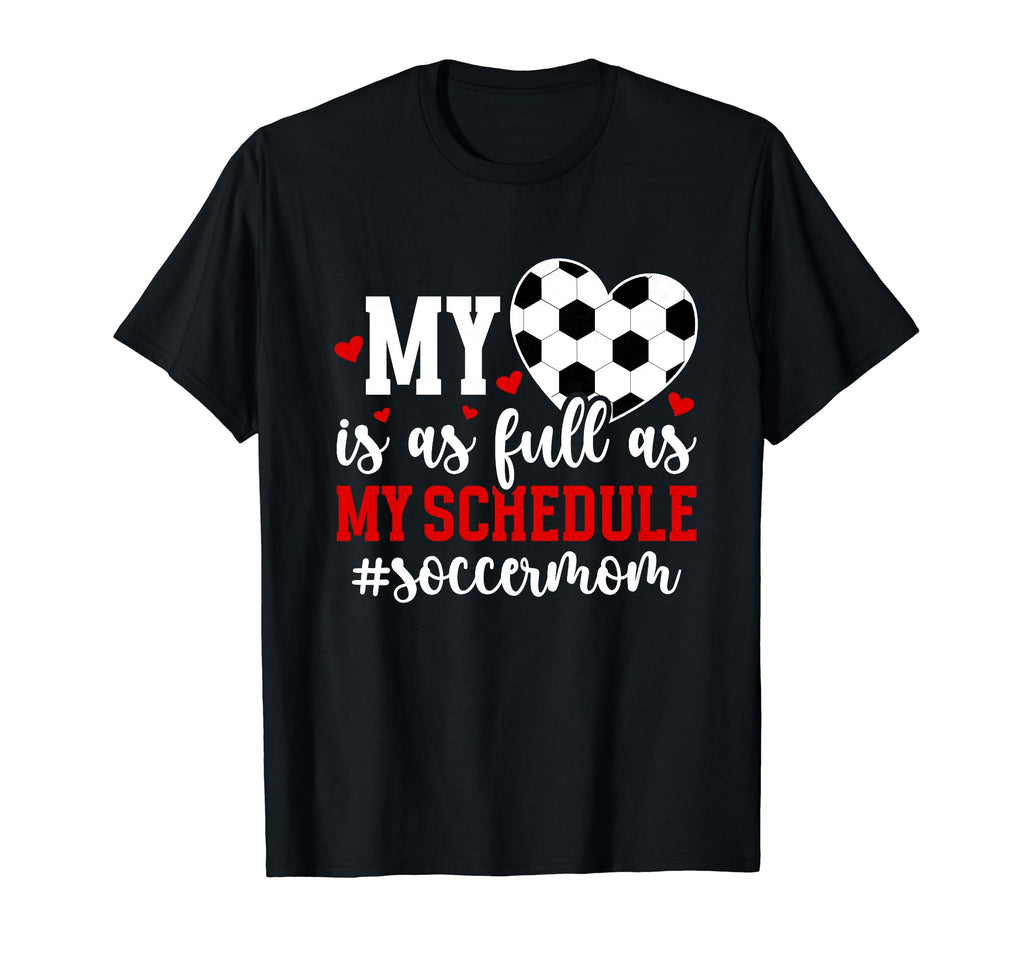 My Heart Soccer Mom Soccer Player T-Shirt - Aesthetic Graphic for Adults - T-Shirt, Sweatshirt, Hoodie