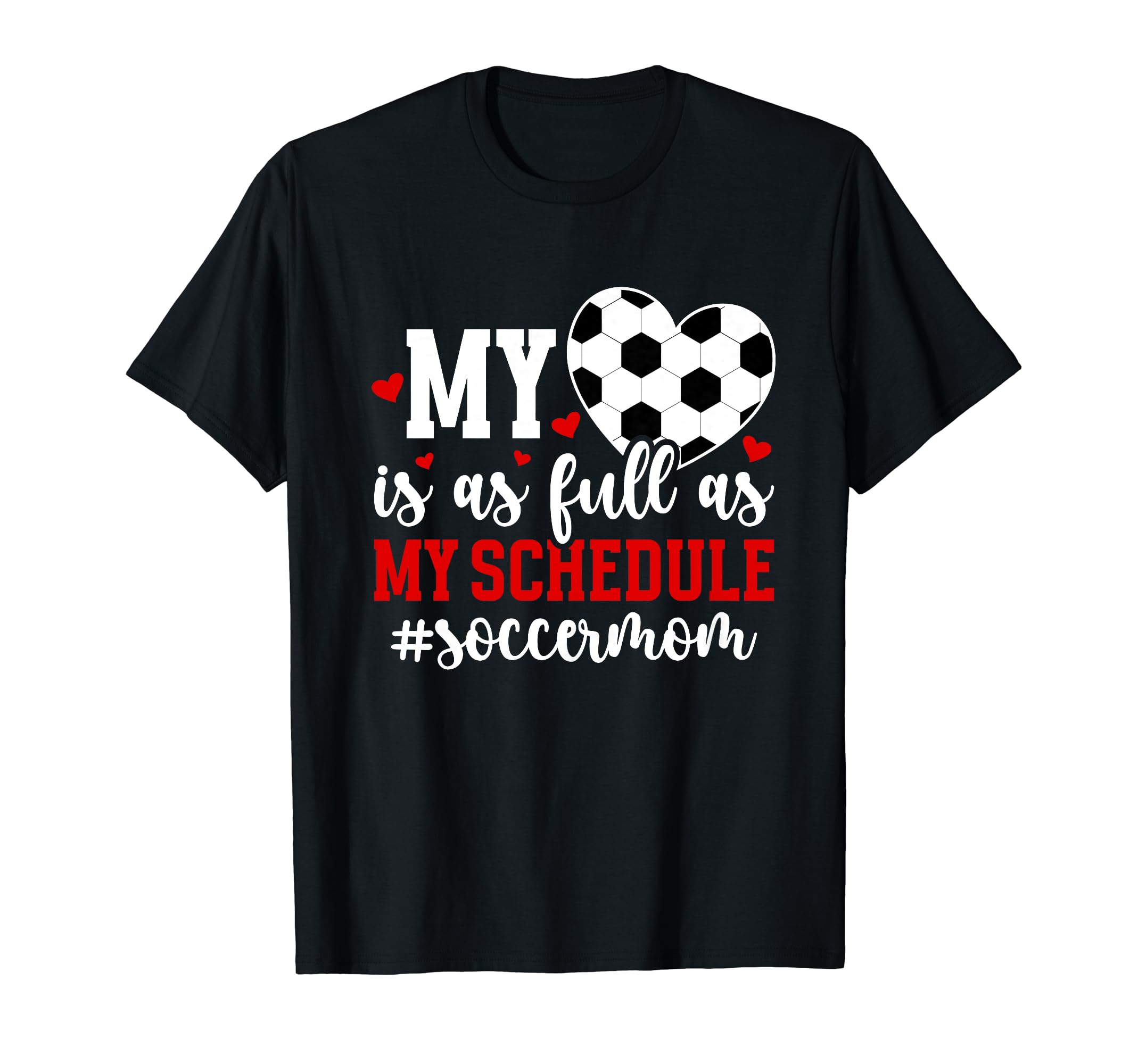 My Heart Soccer Mom Soccer Player T-Shirt - Aesthetic Graphic for Adults - T-Shirt, Sweatshirt, Hoodie