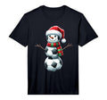 Soccer Balls Snowman Performance T-Shirt - Custom Art Print for Adults - T-Shirt, Sweatshirt, Hoodie
