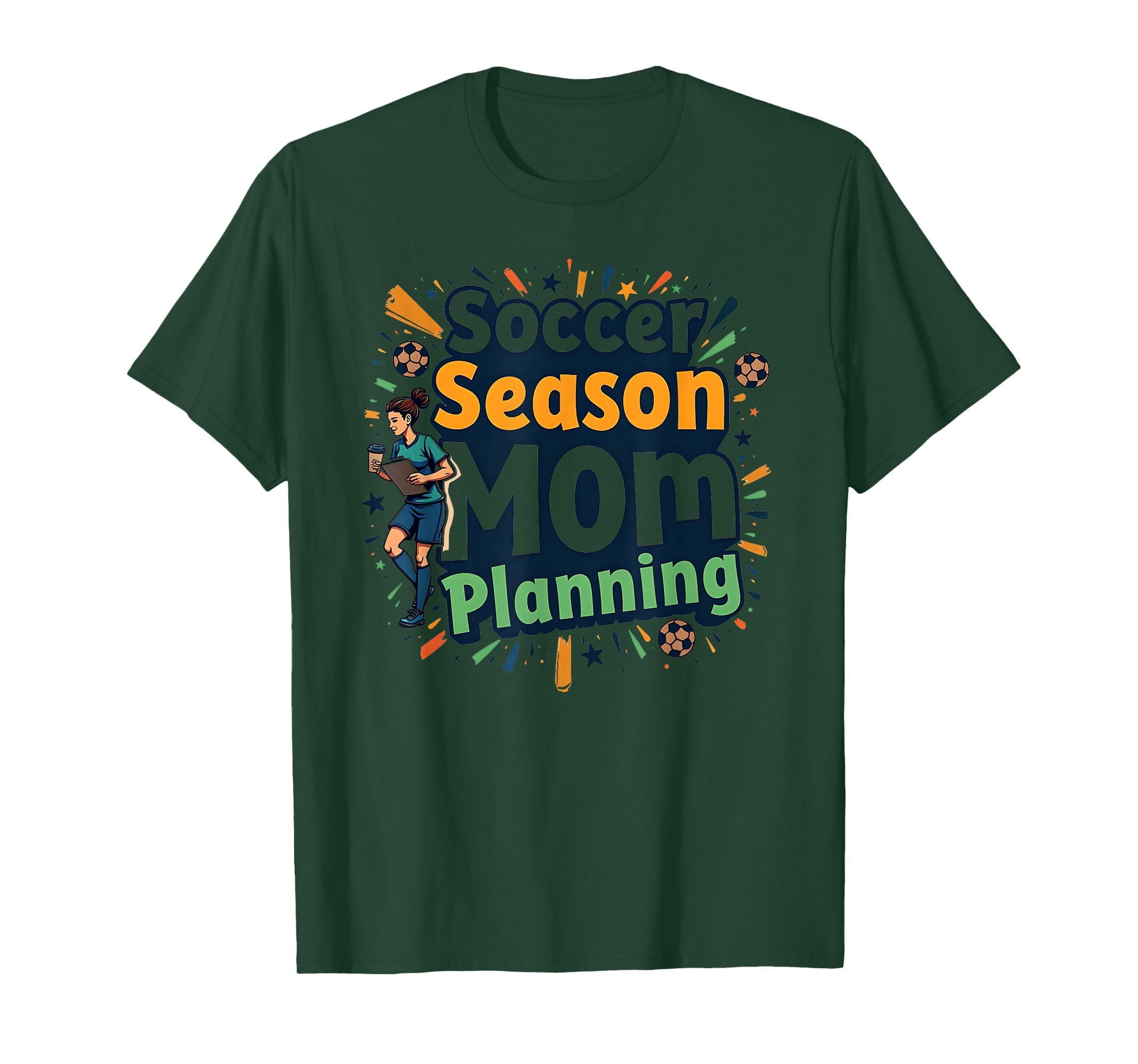 Soccer Season Mom Planning T-Shirt - Minimalist Print Unisex - T-Shirt, Sweatshirt, Hoodie