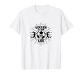 Soccer Is Our Life Soccer Sister T-Shirt - Graphic Print for Adults - T-Shirt, Sweatshirt, Hoodie