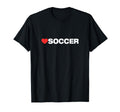 Love Soccer Minimalist Aesthetic Like T-Shirt - Custom Art Print Men Women - T-Shirt, Sweatshirt, Hoodie