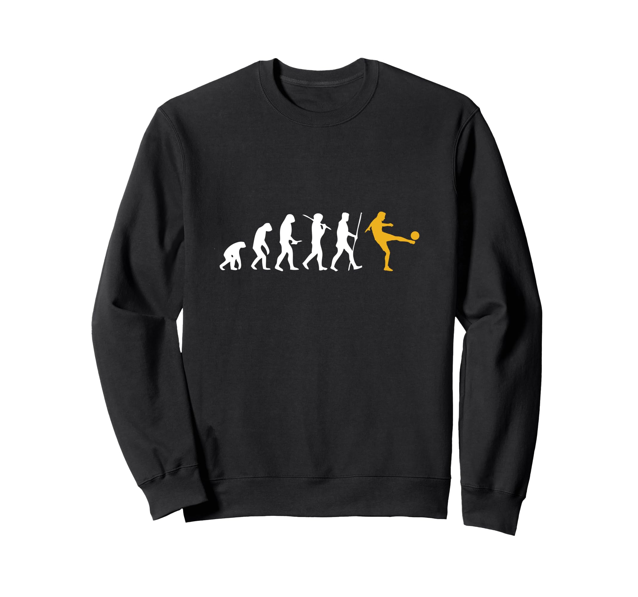 Soccer Evolution Football Lover Sweatshirt - Graphic Print for Adults - T-Shirt, Sweatshirt, Hoodie