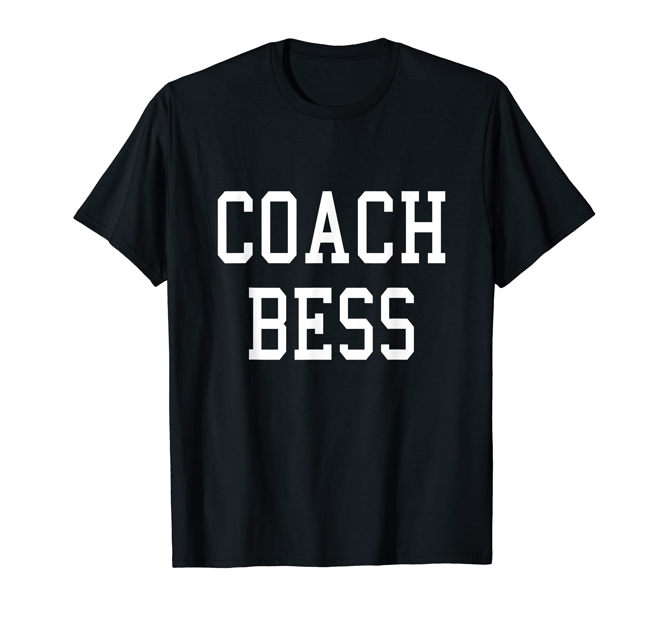 Coach Bess Custom Football Soccer T-Shirt - Minimalist Print for Adults - T-Shirt, Sweatshirt, Hoodie