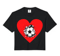 Soccer Heart Soccer And Soccer Love T-Shirt - Streetwear Style for Adults - T-Shirt, Sweatshirt, Hoodie