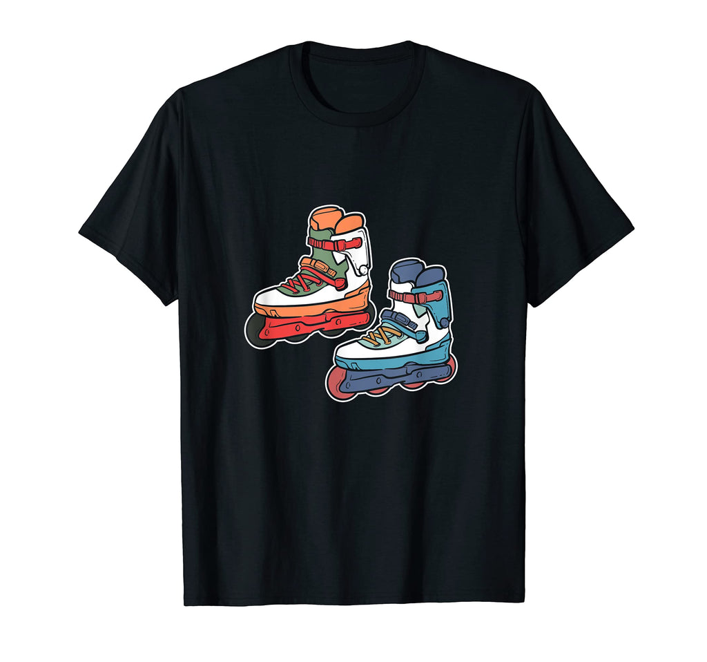 Roller Skates Skating T-Shirt - Custom Art Print Men Women - T-Shirt, Sweatshirt, Hoodie