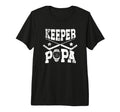 Mens Ice Hockey Keeper Papa Ice Hockey T-Shirt - Trendy Graphic Unisex - T-Shirt, Sweatshirt, Hoodie