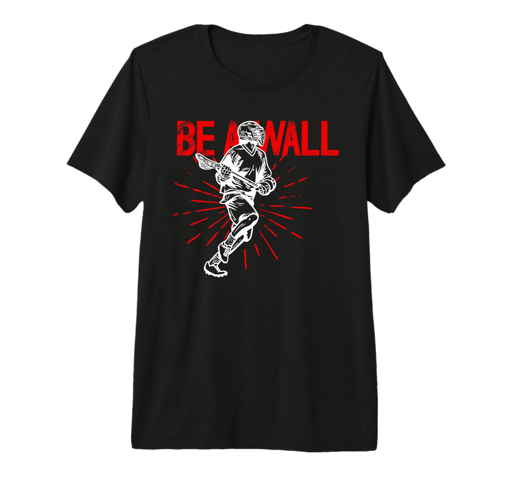 Lacrosse Goalie Funny Lacrosse Keeper T-Shirt - Minimalist Print Men Women - T-Shirt, Sweatshirt, Hoodie