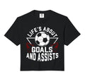 Lifes About Goals And Assists Sweatshirt - Novelty Apparel Men Women - T-Shirt, Sweatshirt, Hoodie