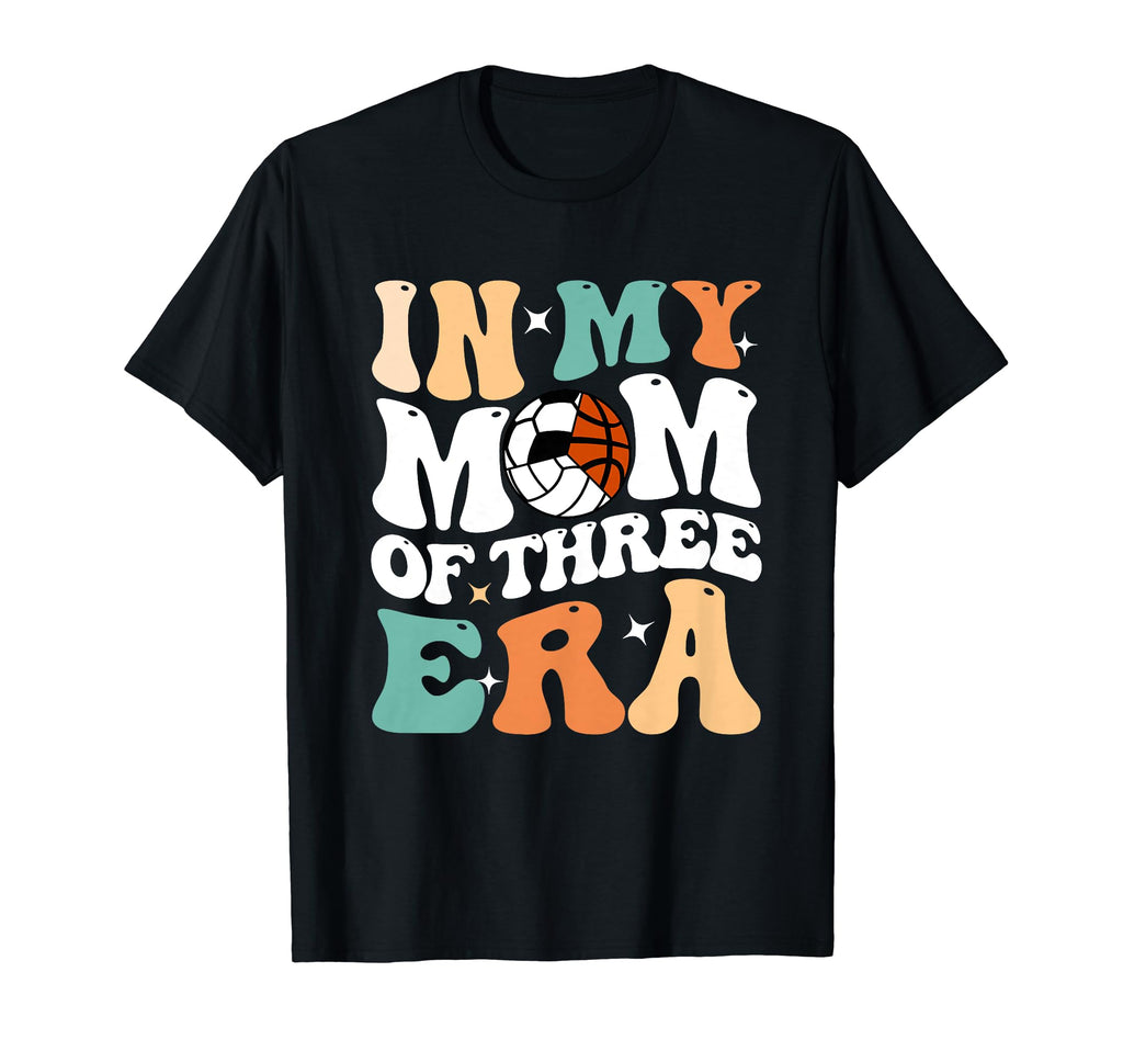 My Mom Three Era Funny Volleyball Soccer T-Shirt - Graphic Print Unisex - T-Shirt, Sweatshirt, Hoodie