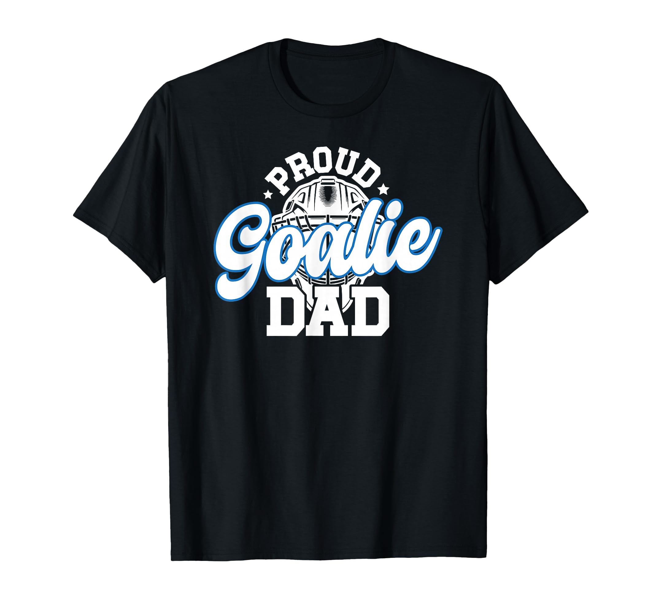 Proud Hockey Goalie Dad Hockey T-Shirt - Novelty Apparel for Adults - T-Shirt, Sweatshirt, Hoodie