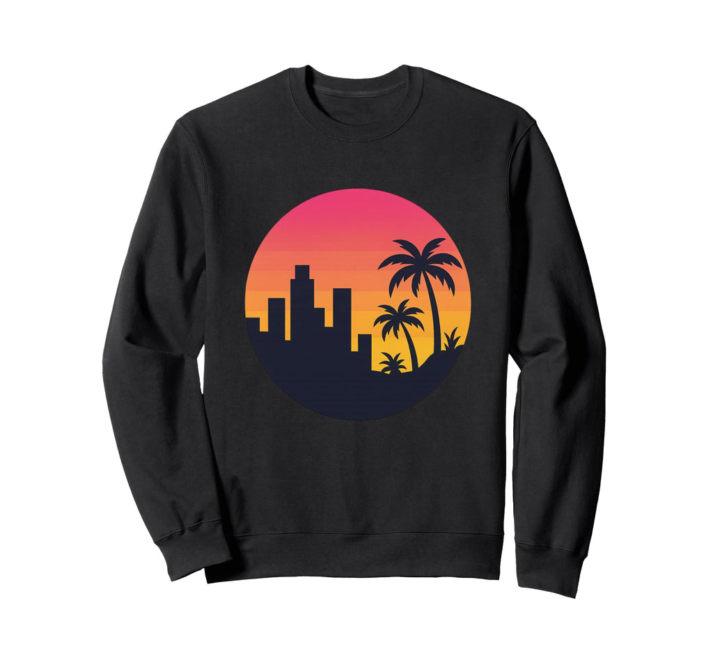 80S Synthwave Sweatshirt - Unique Graphic Men Women - T-Shirt, Sweatshirt, Hoodie