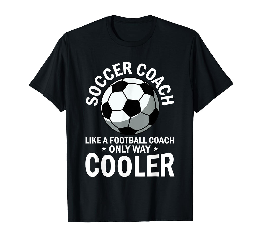 Coaching Soccer Dad Coach Soccer T-Shirt - Minimalist Print for Adults - T-Shirt, Sweatshirt, Hoodie