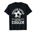 Coaching Soccer Dad Coach Soccer T-Shirt - Minimalist Print for Adults - T-Shirt, Sweatshirt, Hoodie