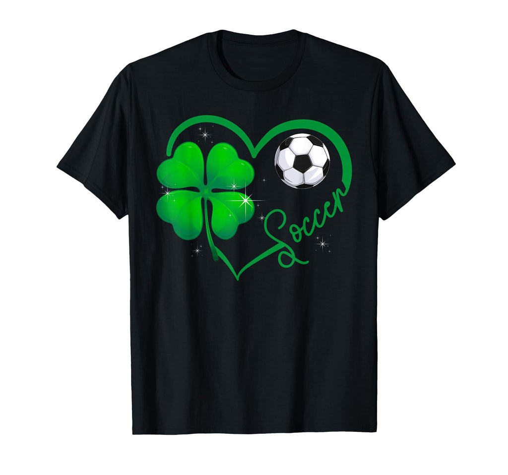 Funny Soccer Lover Shamrock Clover T-Shirt - Graphic Print for Adults - T-Shirt, Sweatshirt, Hoodie