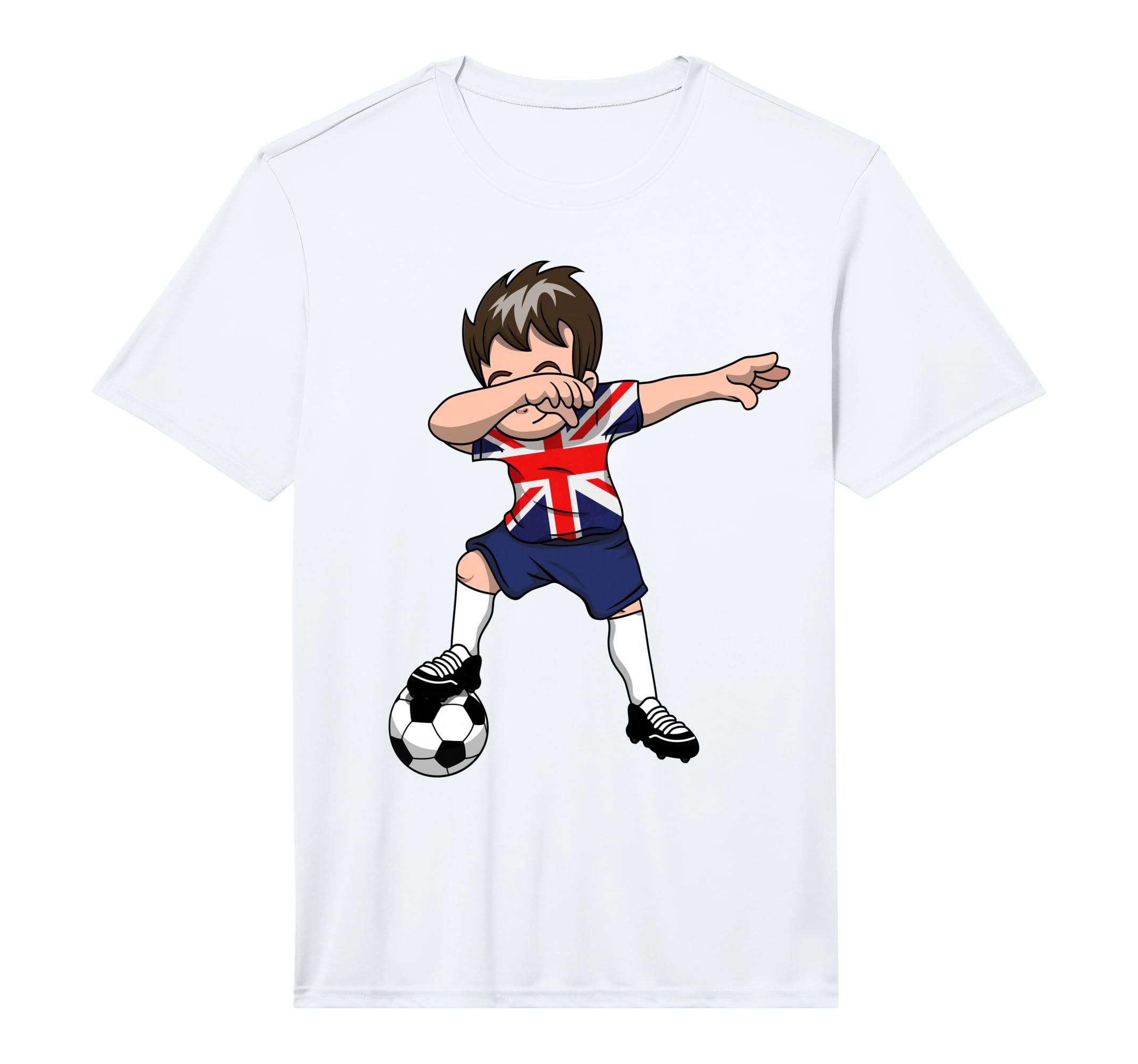 Great Britain British Dabbing Soccer T-Shirt - Graphic Print Men Women - T-Shirt, Sweatshirt, Hoodie