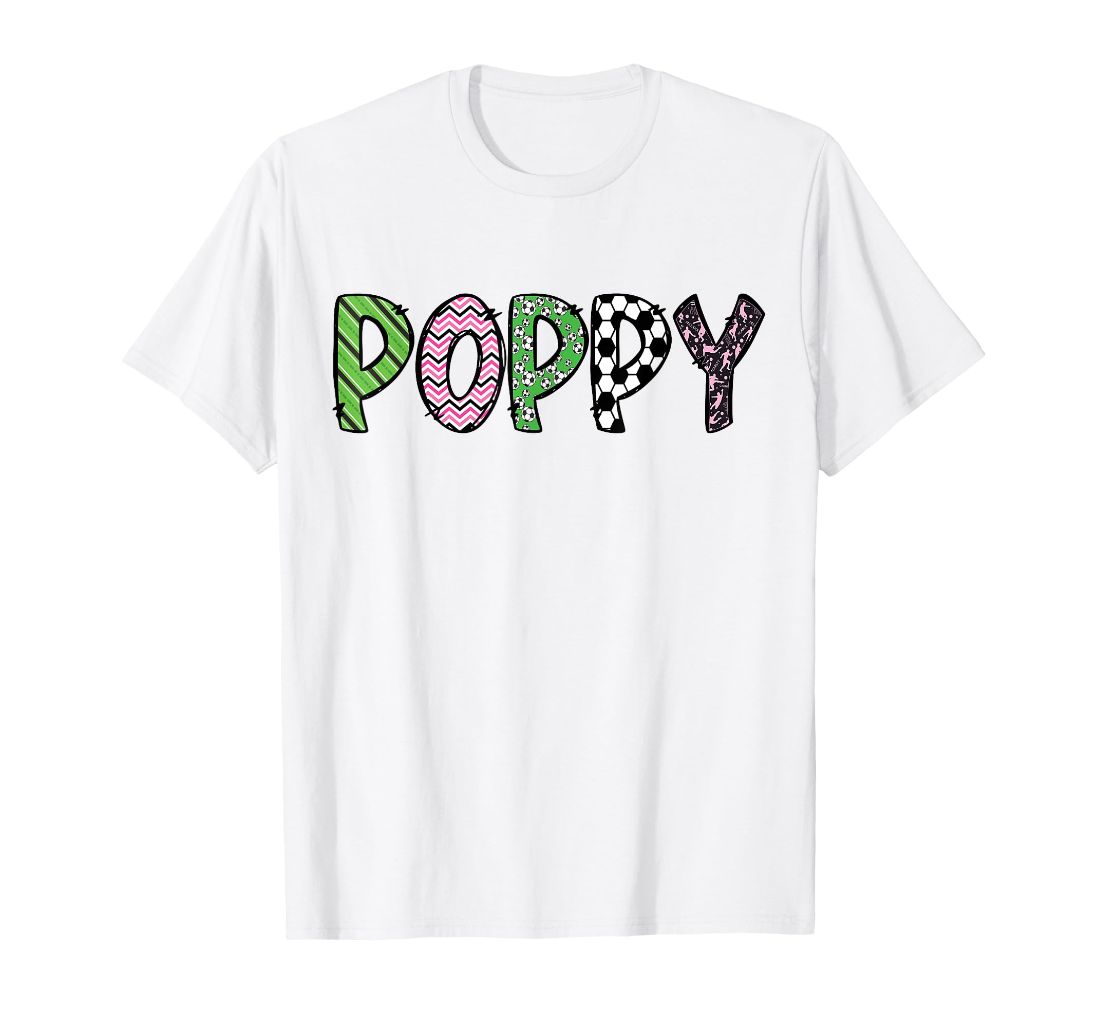 Soccer Poppy Funny Soccer Birthday T-Shirt - Minimalist Print Men Women - T-Shirt, Sweatshirt, Hoodie