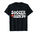 Proud Soccer Aunt Family Sport Groovy T-Shirt - Streetwear Style Men Women - T-Shirt, Sweatshirt, Hoodie