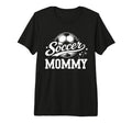 Soccer Mommy Soccer Ball Tri Blend T-Shirt - Novelty Apparel for Adults - T-Shirt, Sweatshirt, Hoodie