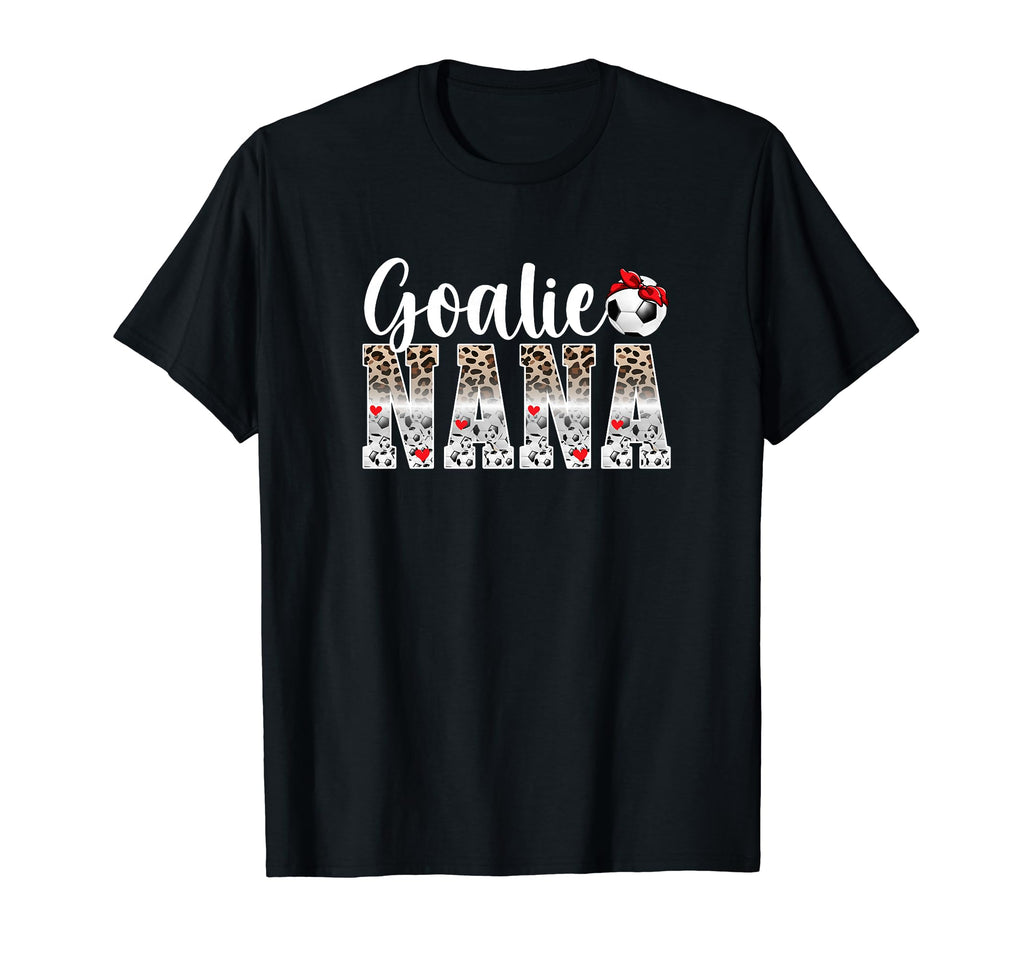Soccer Goalie Nana Leopard Nana Soccer T-Shirt - Trendy Graphic for Adults - T-Shirt, Sweatshirt, Hoodie