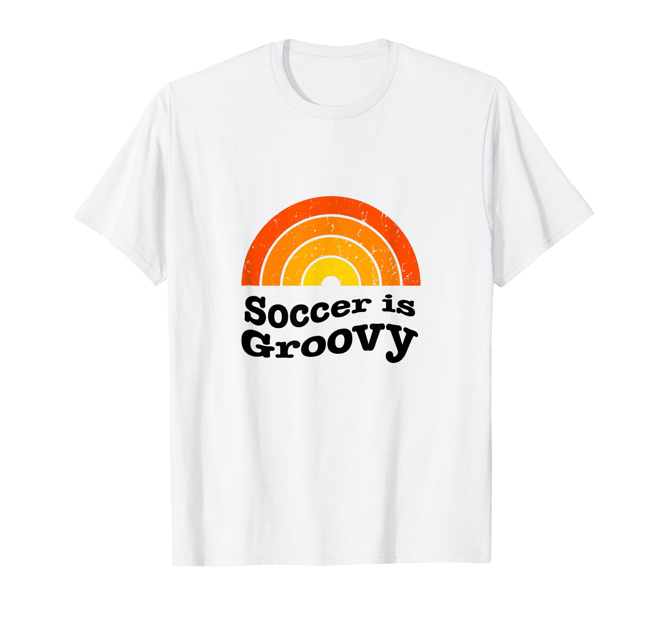 Soccer Is Groovy 60S Soccer Player T-Shirt - Fun Novelty Design for Adults - T-Shirt, Sweatshirt, Hoodie