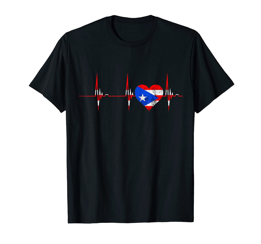 Puerto Rico Heart Puerto Rican T-Shirt - Casual Everyday Wear for Adults - T-Shirt, Sweatshirt, Hoodie
