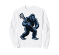 Bigfoot Lacrosse Sasquatch Lax Sweatshirt - Custom Art Print for Adults - T-Shirt, Sweatshirt, Hoodie