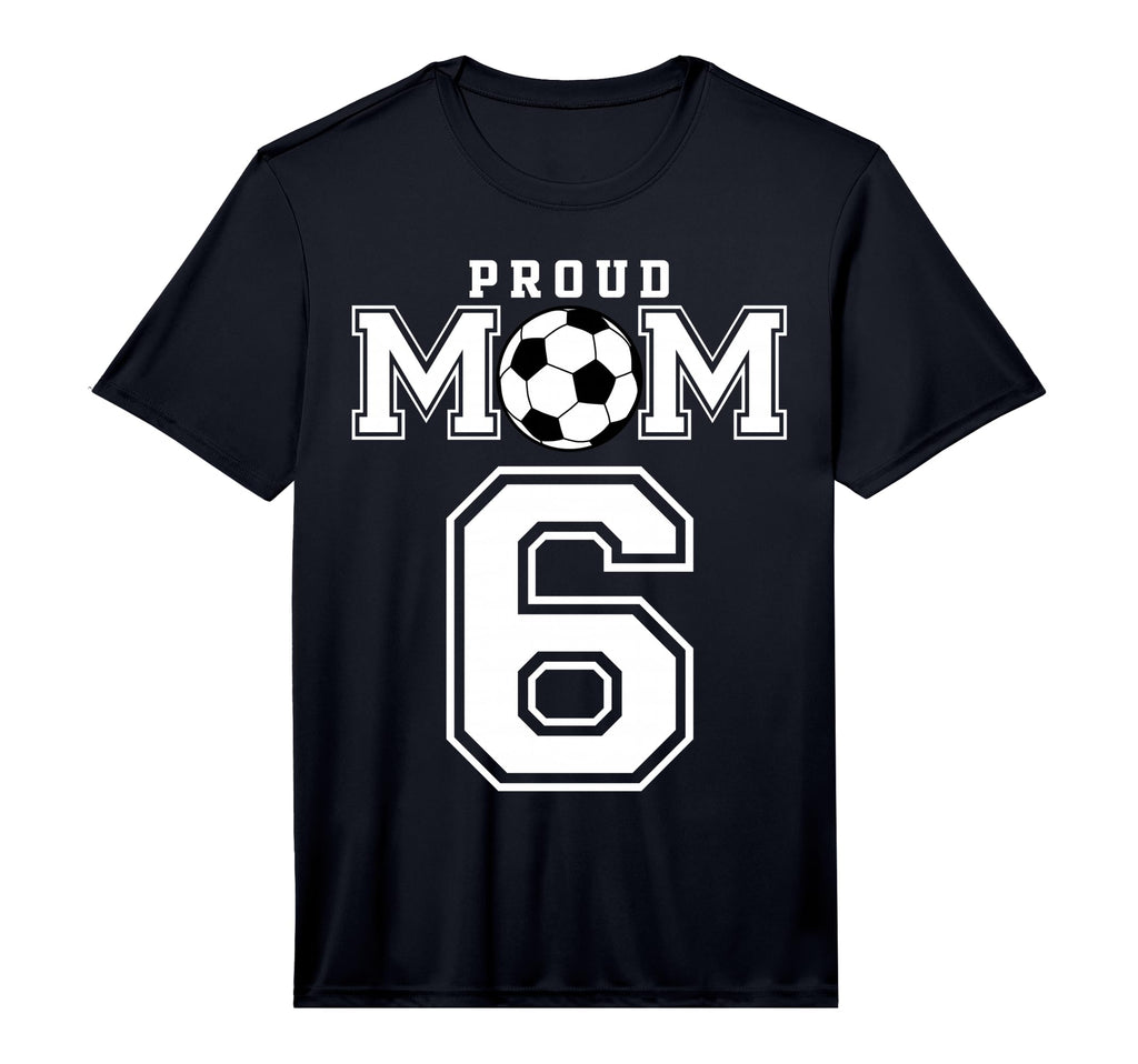 Number 6 Custom Proud Soccer Futbol T-Shirt - Streetwear Style for Adults - T-Shirt, Sweatshirt, Hoodie