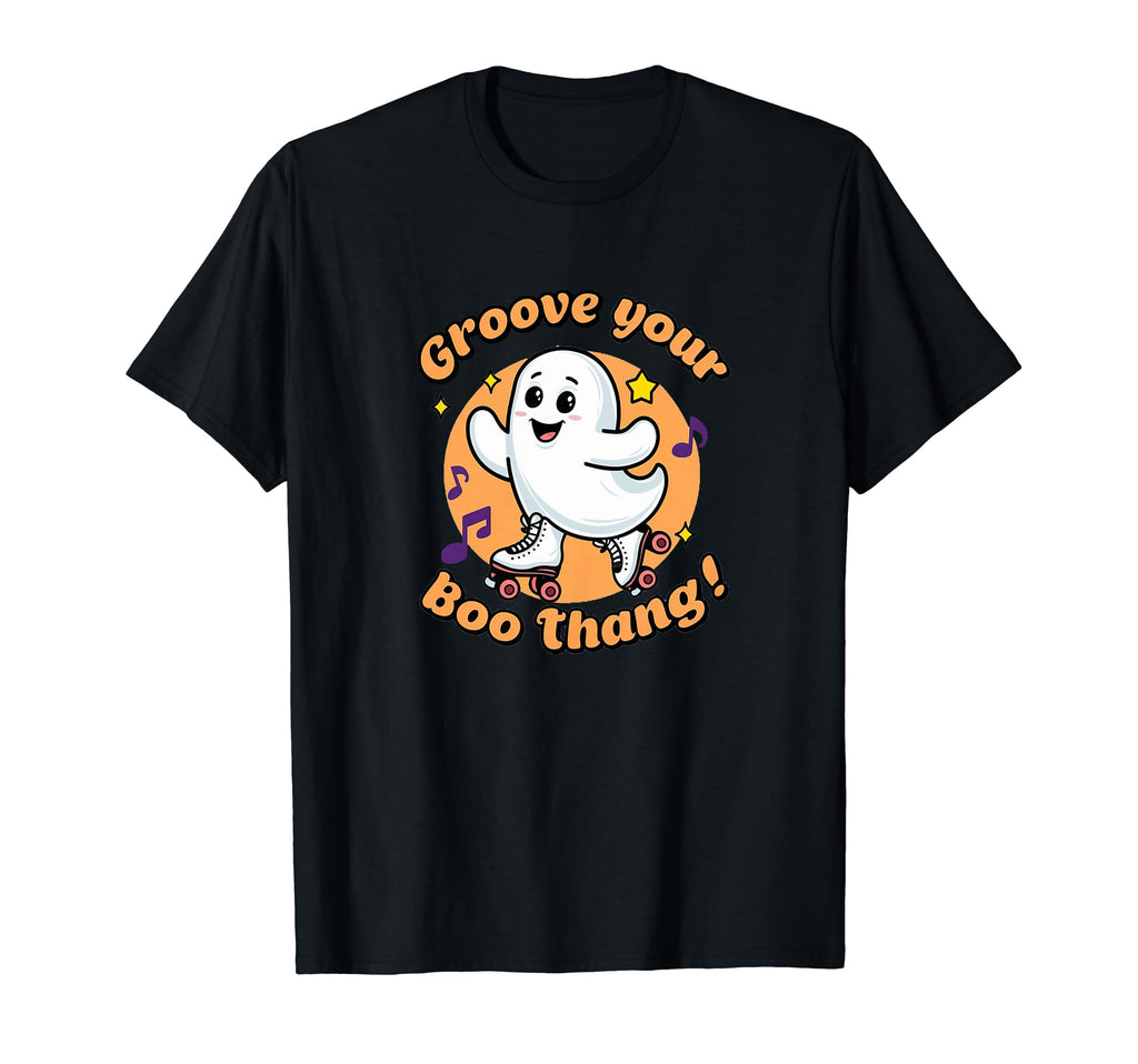 Groovy Ghostie Ghost Halloween T-Shirt - Trendy Graphic for Adults - T-Shirt, Sweatshirt, Hoodie