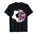 She Gets It From Her Dad Soccer T-Shirt - Fun Novelty Design Men Women - T-Shirt, Sweatshirt, Hoodie