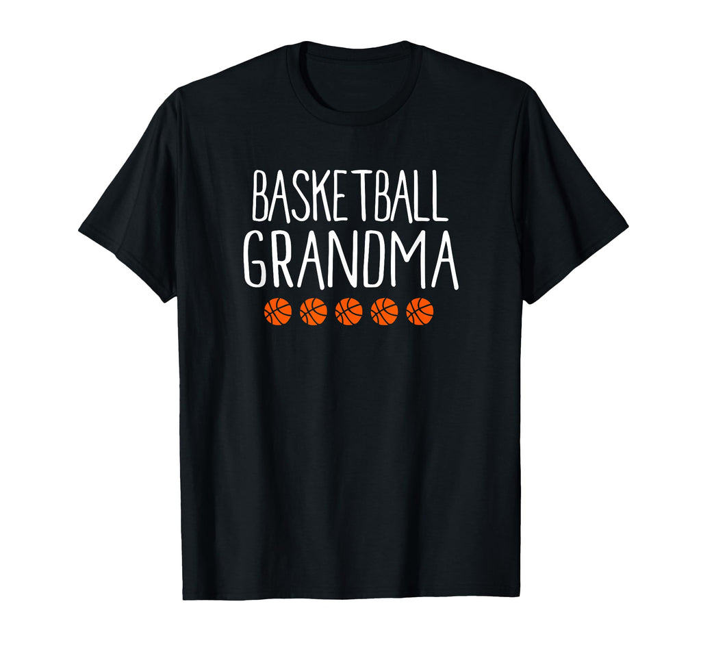 Basketball Grandma Sports Black Short T-Shirt - Custom Art Print Unisex - T-Shirt, Sweatshirt, Hoodie