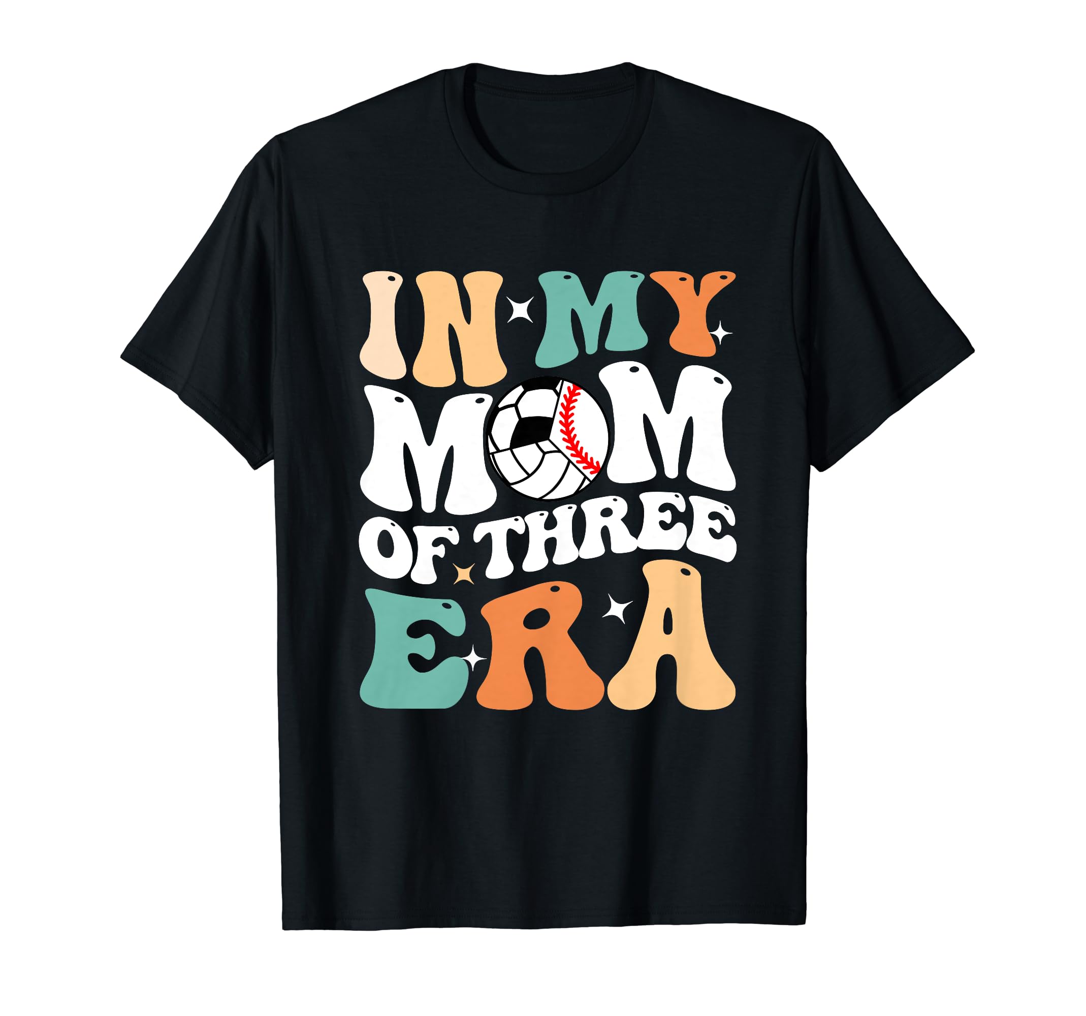 My Mom Three Era Funny Baseball T-Shirt - Minimalist Print for Adults - T-Shirt, Sweatshirt, Hoodie
