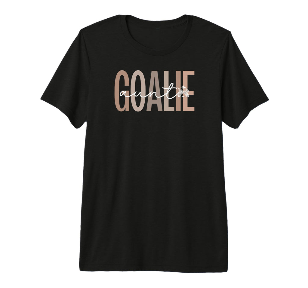 Ice Hockey Goalie Aunt Hockey Keeper T-Shirt - Unique Graphic Men Women - T-Shirt, Sweatshirt, Hoodie