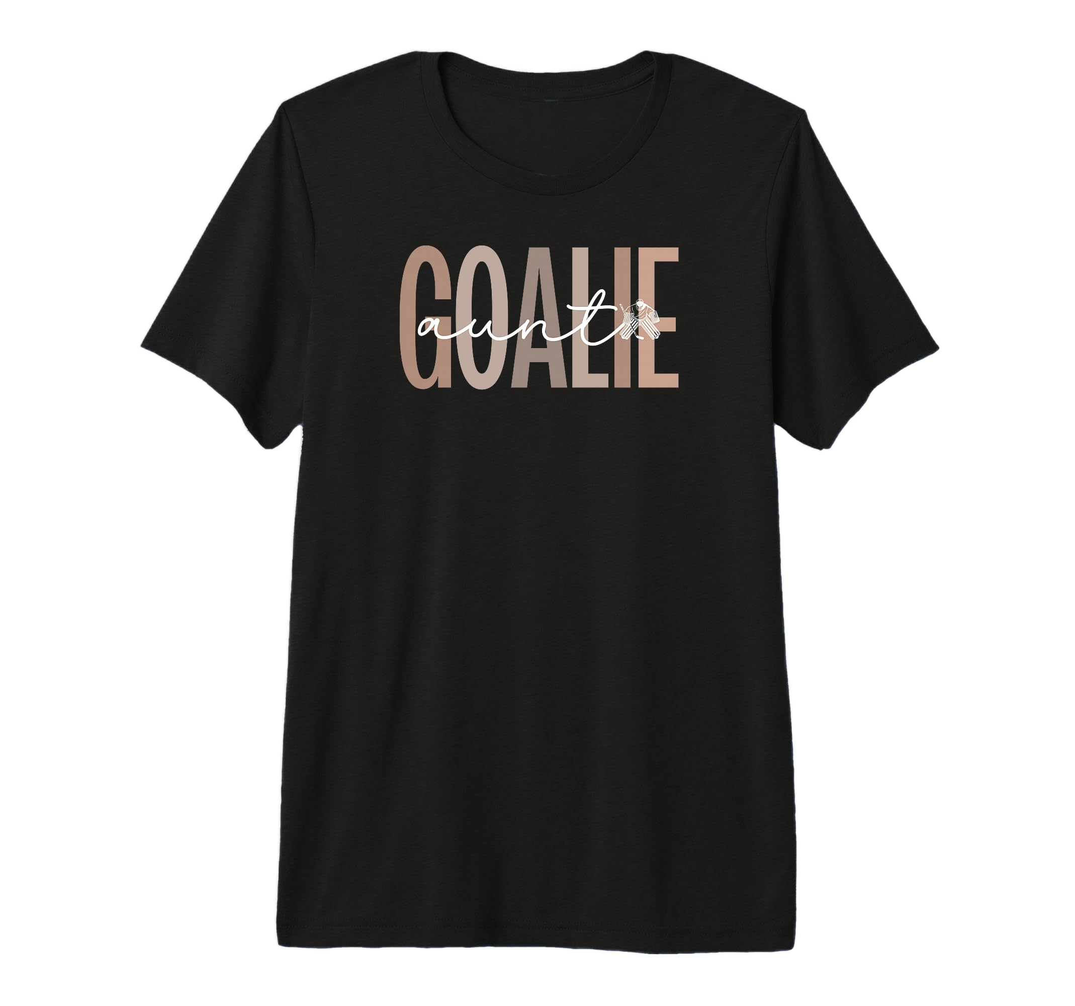 Ice Hockey Goalie Aunt Hockey Keeper T-Shirt - Unique Graphic Men Women - T-Shirt, Sweatshirt, Hoodie