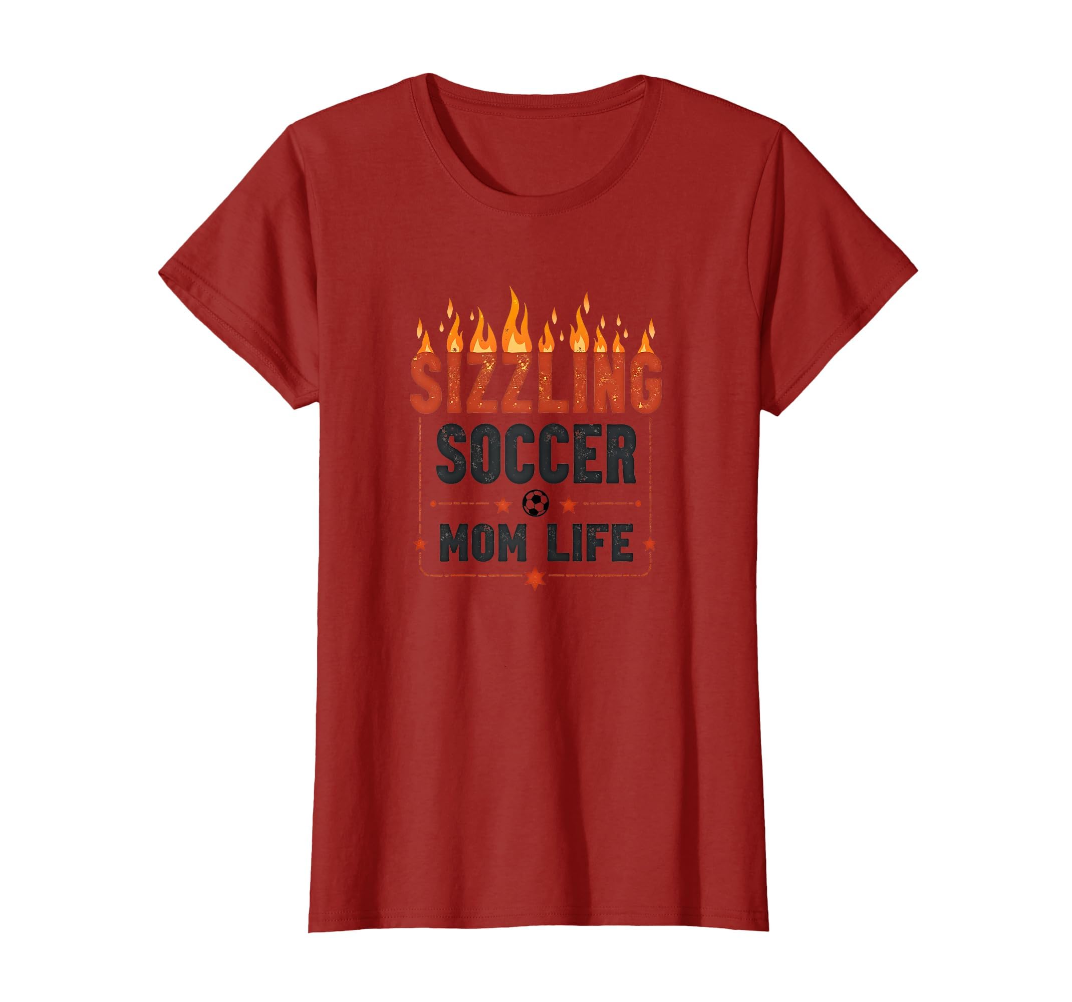 Sizzling Soccer Mom Life Athletic T-Shirt - Novelty Apparel for Adults - T-Shirt, Sweatshirt, Hoodie