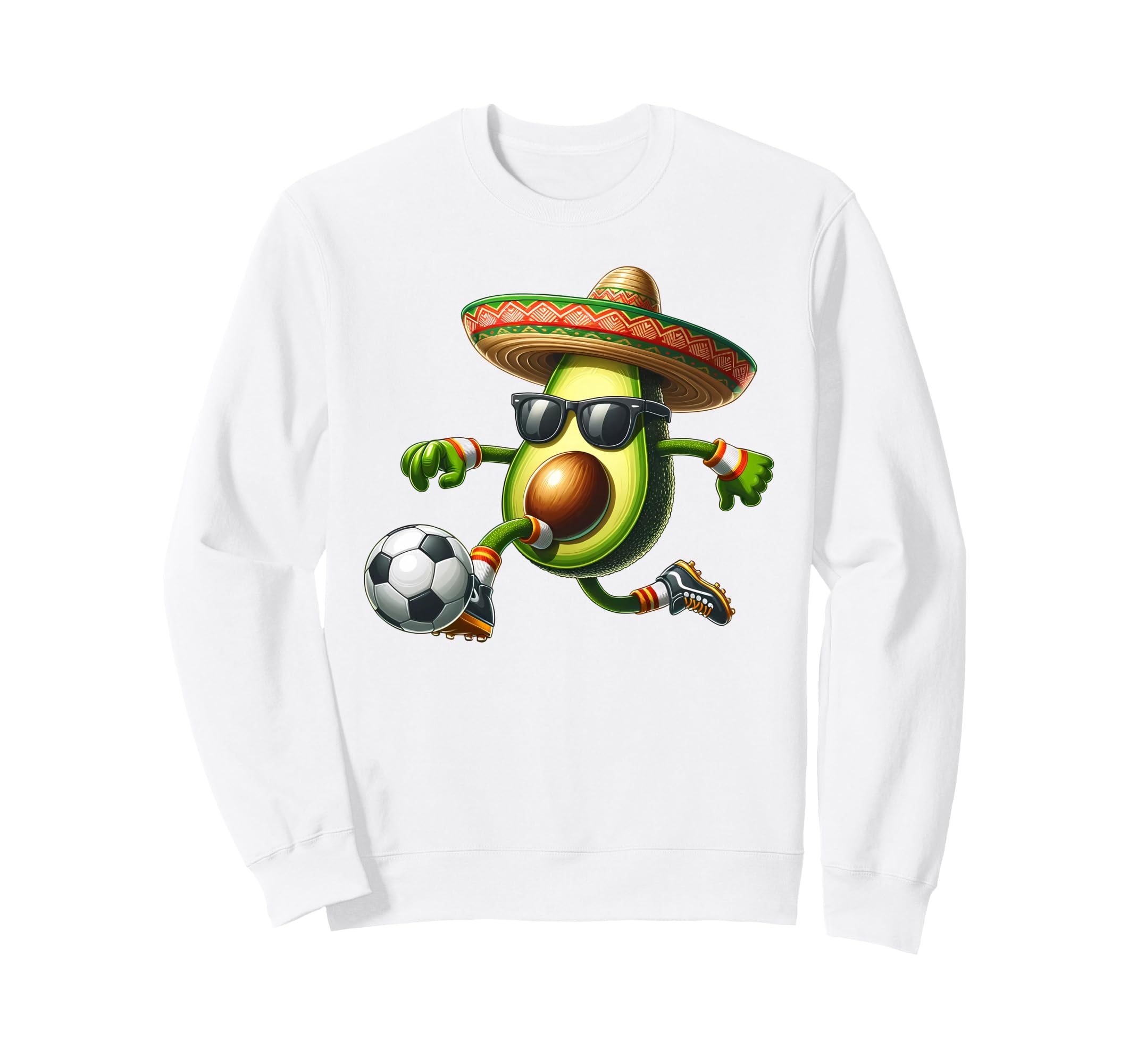 Cinco De Mayo Soccer Lovers Sweatshirt - Casual Everyday Wear Men Women - T-Shirt, Sweatshirt, Hoodie