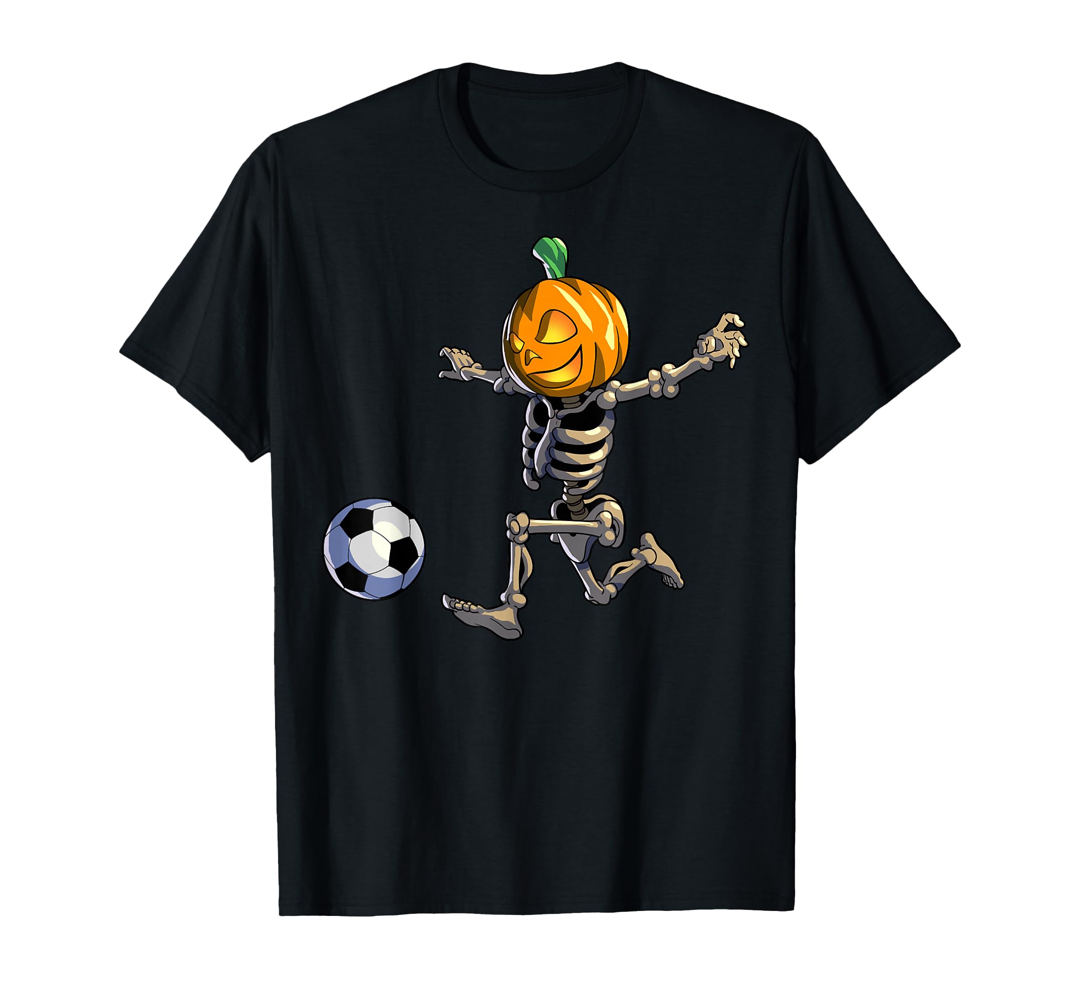 Soccer Skeleton Halloween Soccer T-Shirt - Trendy Graphic Men Women - T-Shirt, Sweatshirt, Hoodie